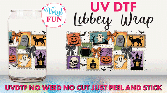 Halloween Stamps UVDTF Libbey Glass Wrap - UV256