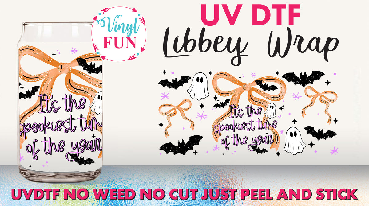 Spooky Libbey Glass Wrap - UV26