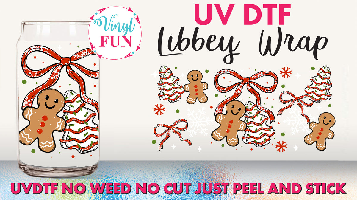 Gingerbread Cakes Libbey Glass Wrap - UV271