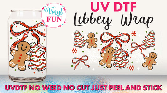 Gingerbread Cakes Libbey Glass Wrap - UV271