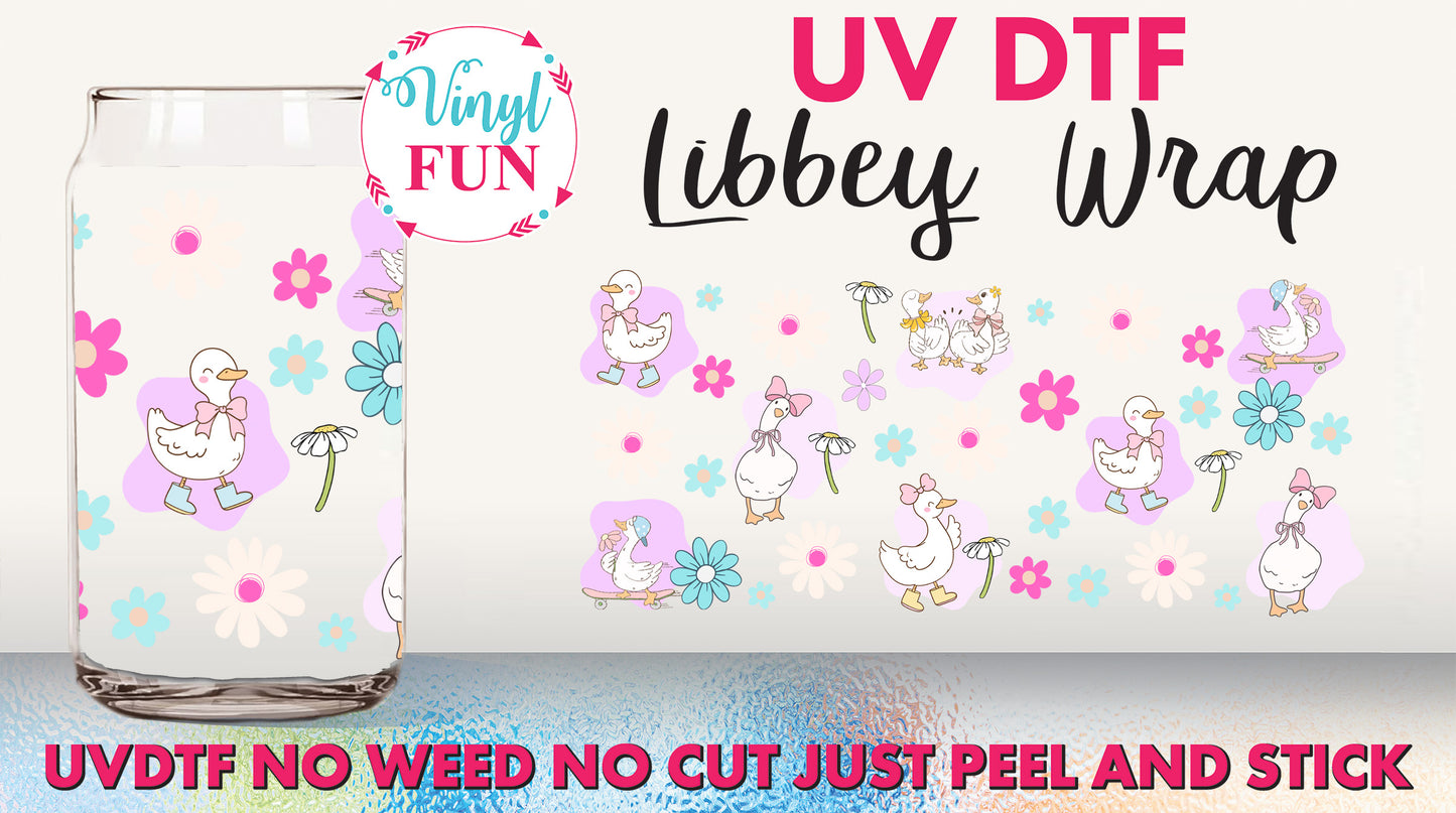 Cutey Goose Libbey Glass Wrap - UV29