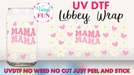 Pink Mama UVDTF Libbey Glass Wrap - UV38