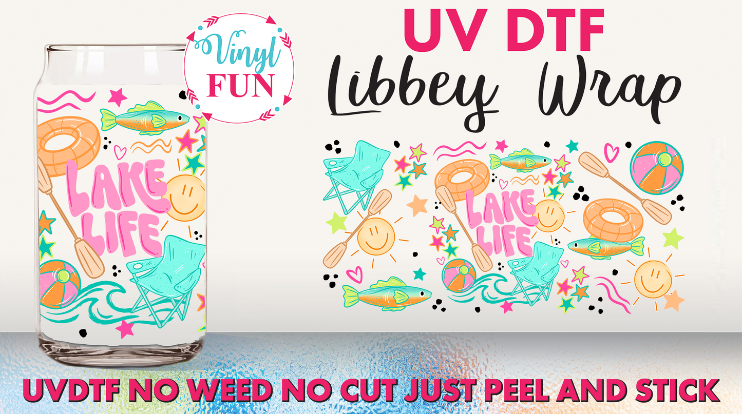 Lake Life Libbey Glass Wrap - UV46
