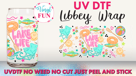 Lake Life Libbey Glass Wrap - UV46