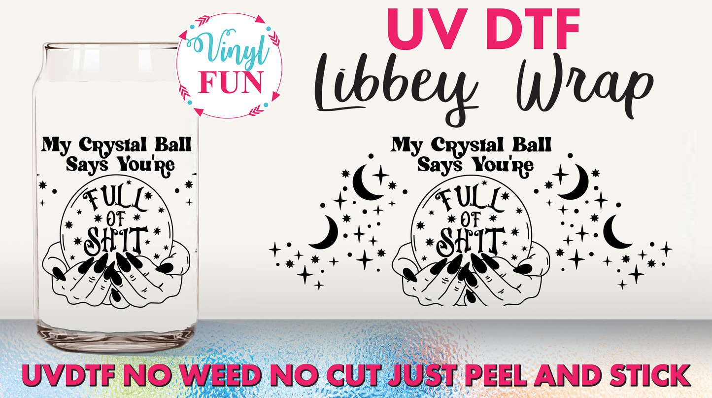 Crystal Ball UVDTF Libbey Glass Wrap - UV66