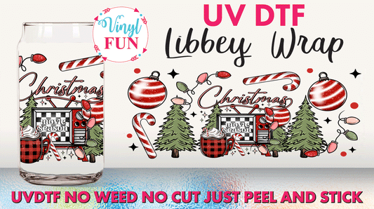 Christmas Movies Libbey Glass Wrap - UV73