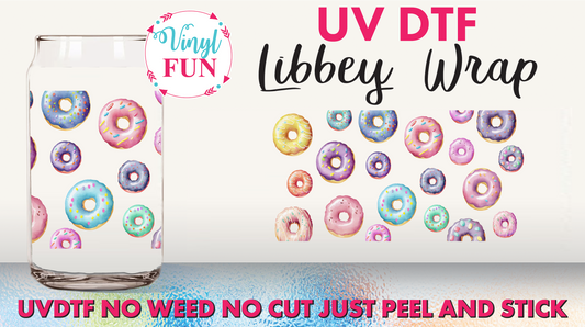 Donuts UVDTF Libbey Glass Wrap - UV77