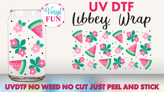 Watermelon Libbey Glass Wrap - UV82