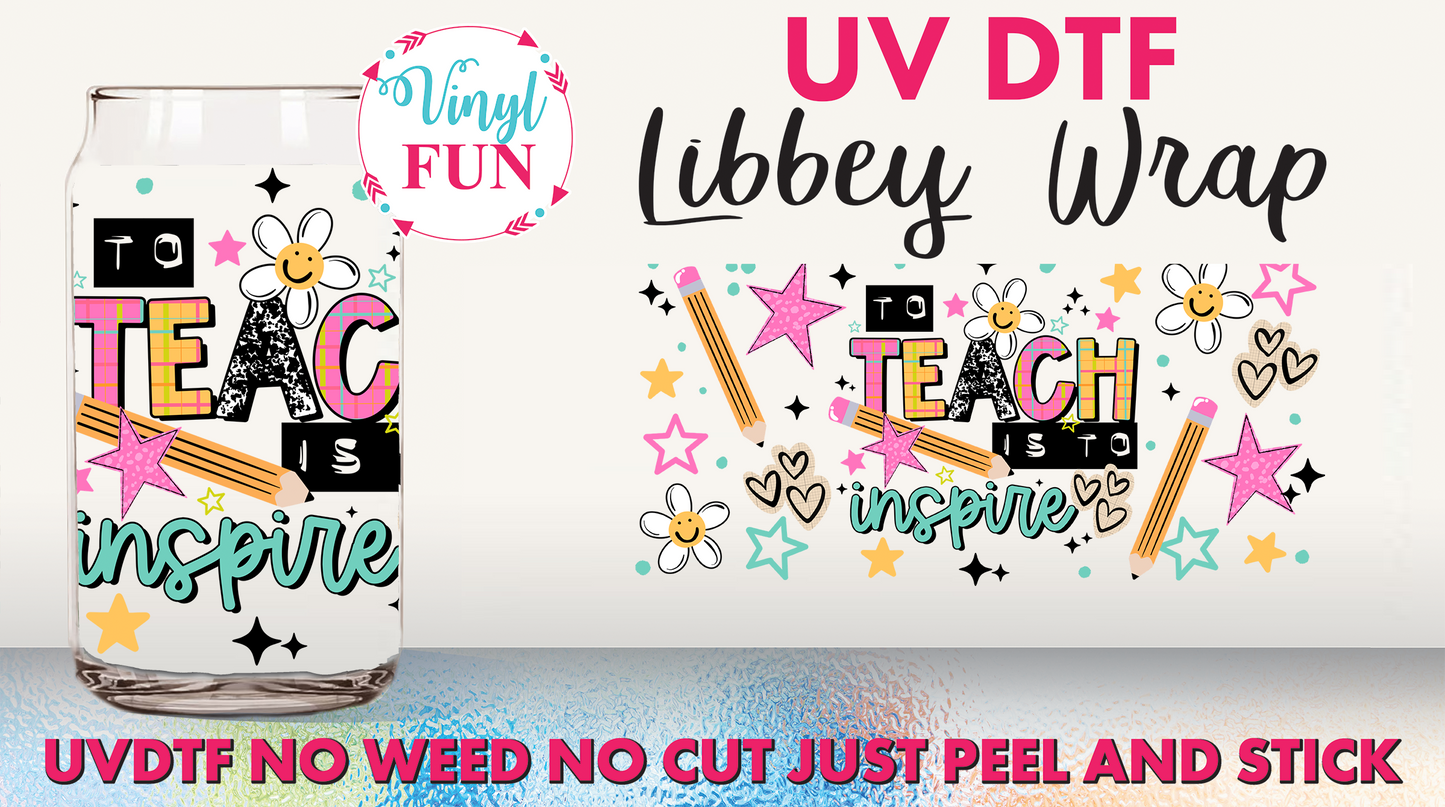 To Teach Libbey Glass Wrap - UV88
