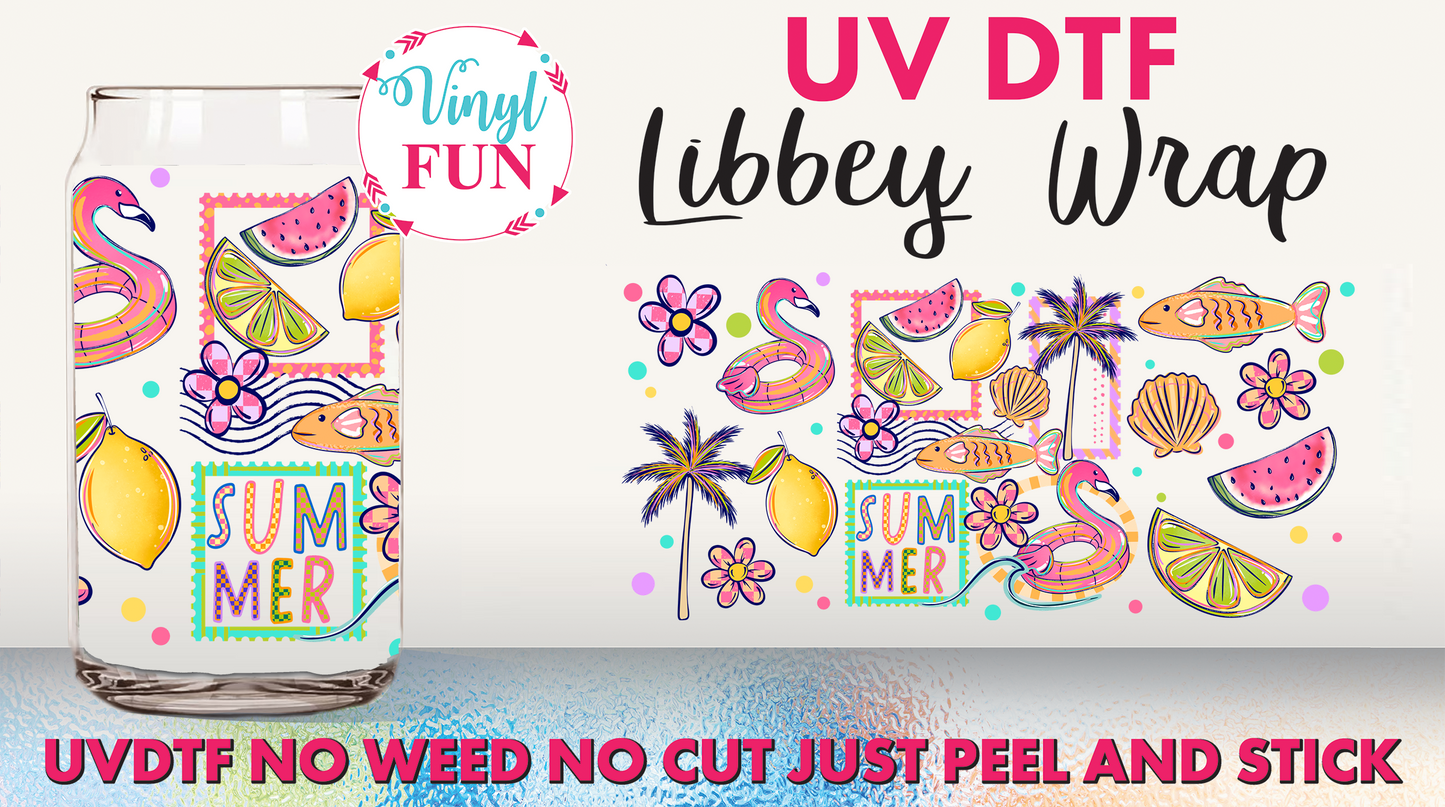 Summer Funsies Libbey Glass Wrap - UV92