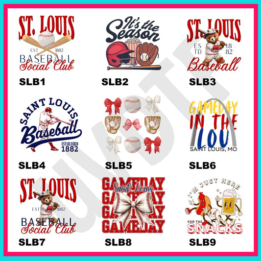 UVDTF Saint Louis Baseball Decals