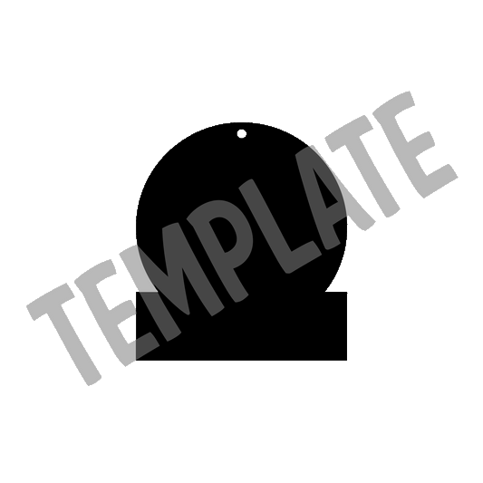 Sport Keychain Template-Digital Download