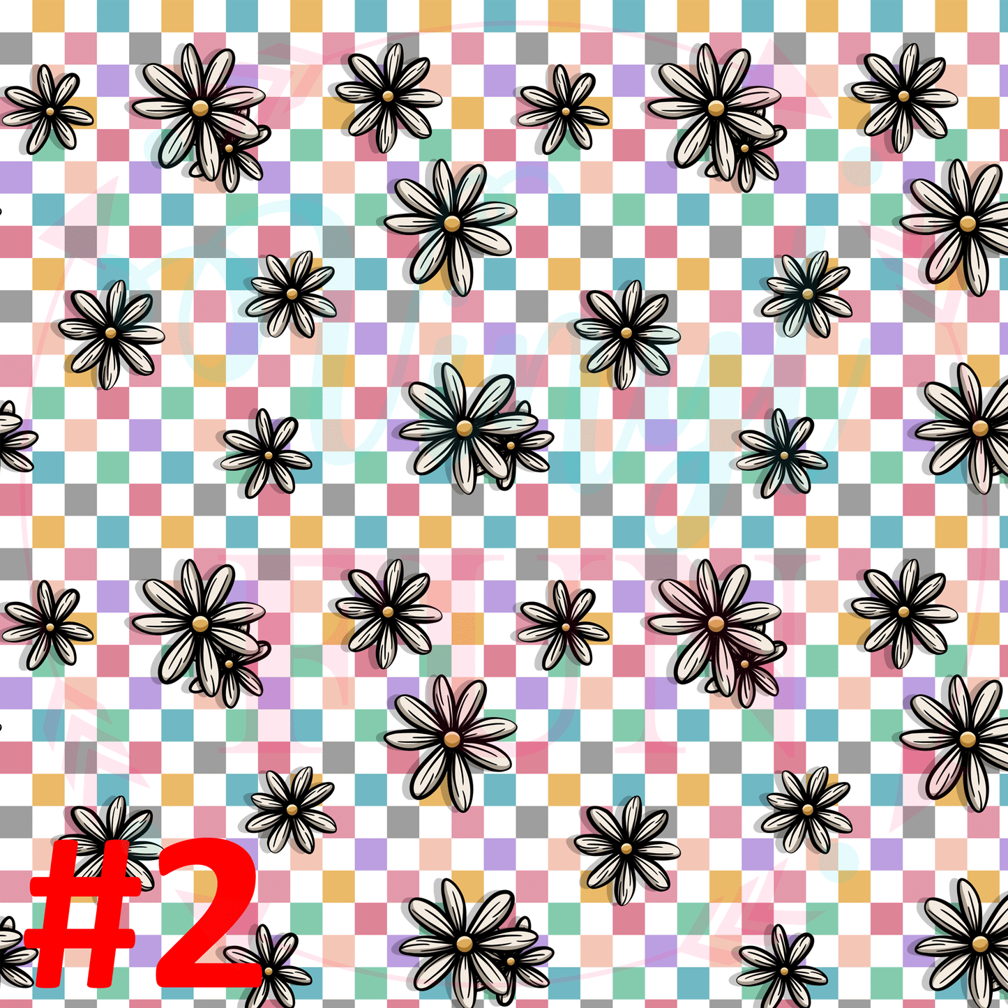 Checkered Daisy Collection-A8