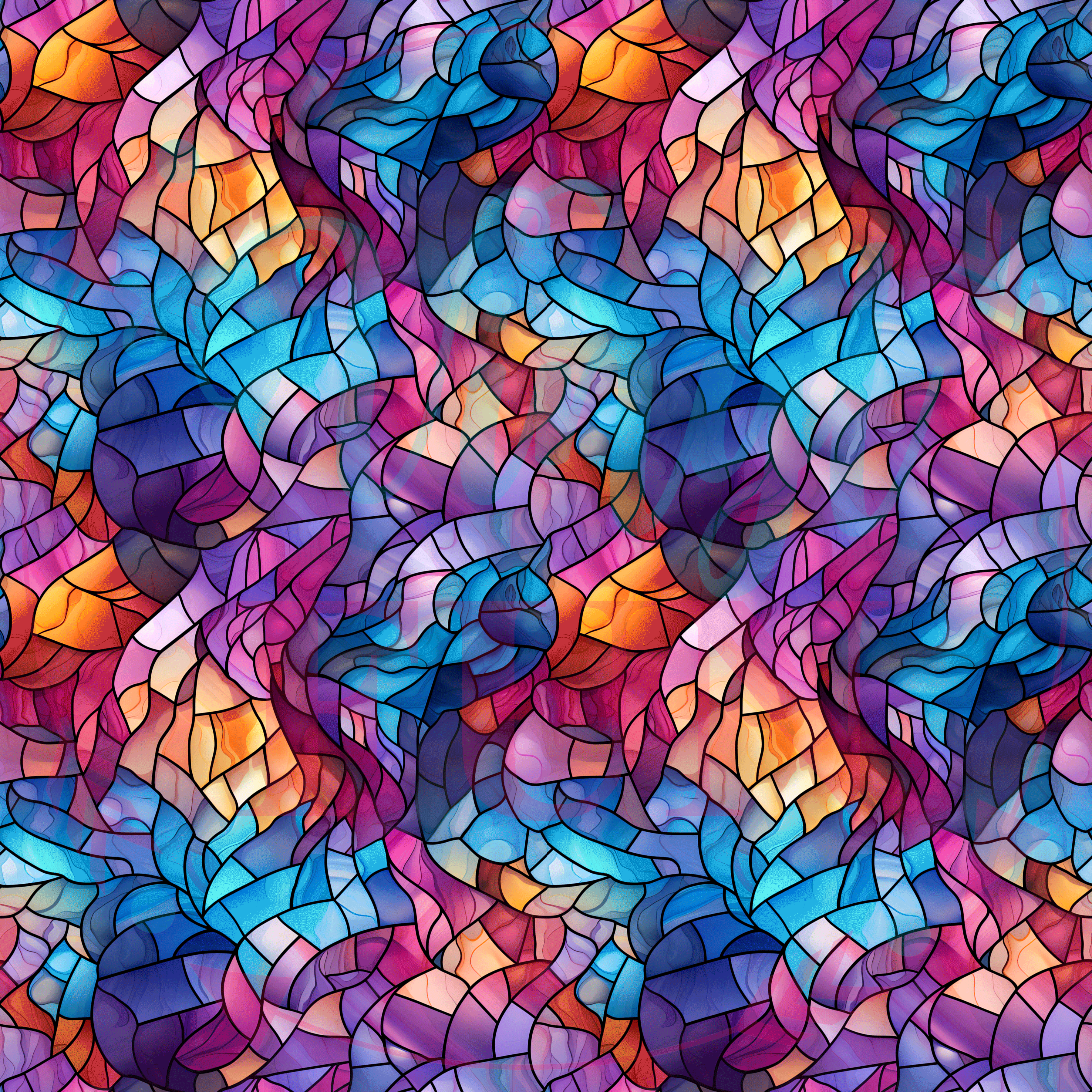 Colorful Glass Pattern Colorful Glass-A21 – Vinyl Fun