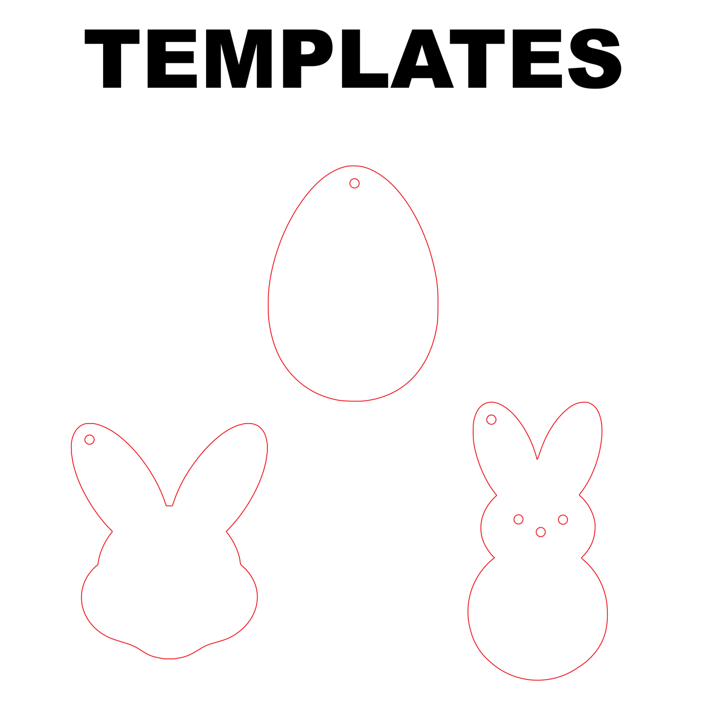 Easter Egg Templates