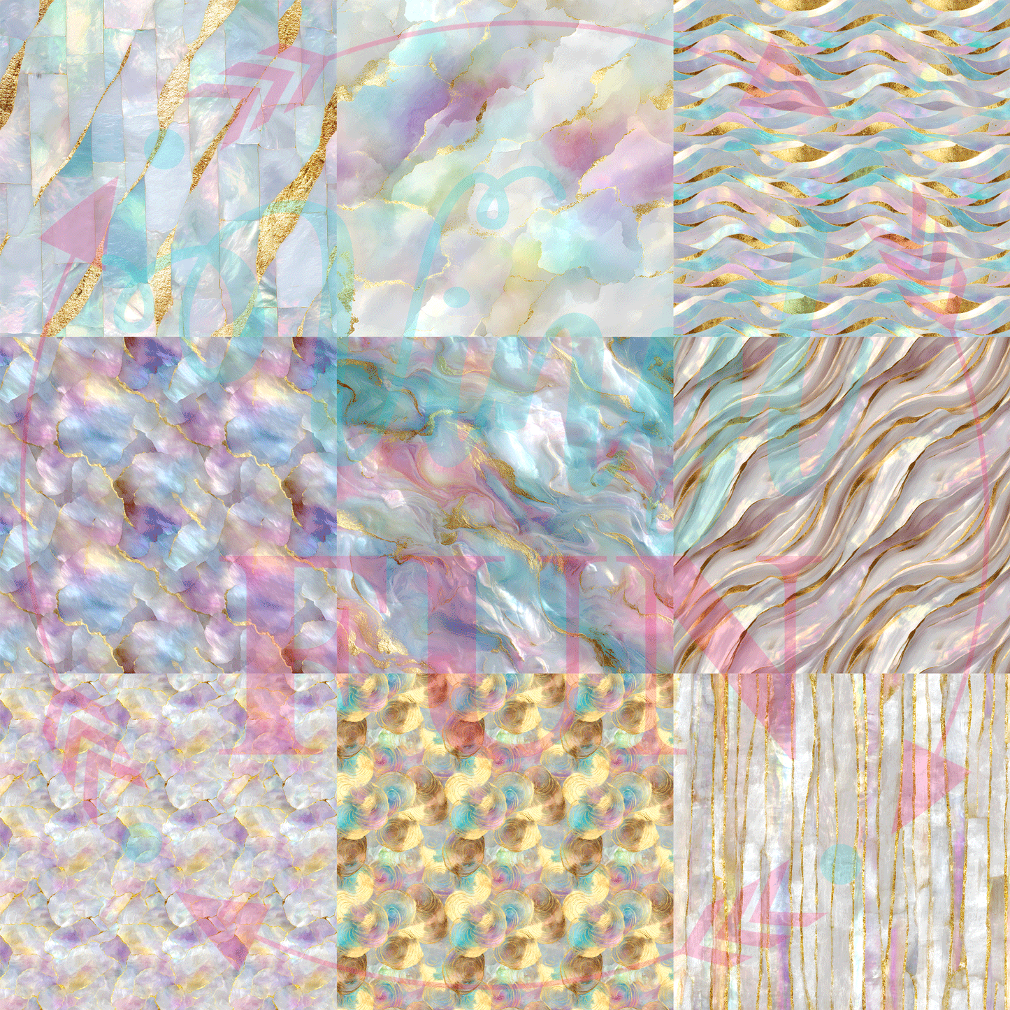 Pattern Sampler Mother Of Pearl