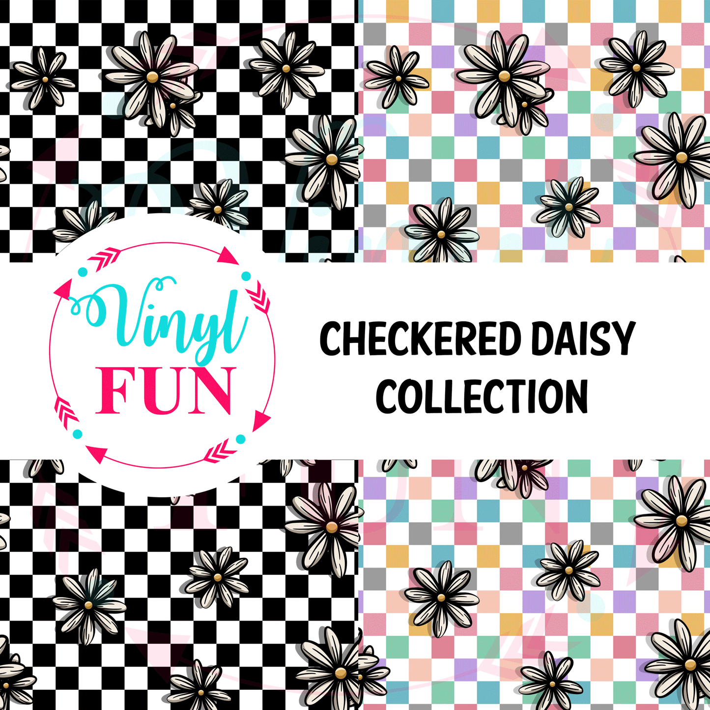 Checkered Daisy Collection-A8
