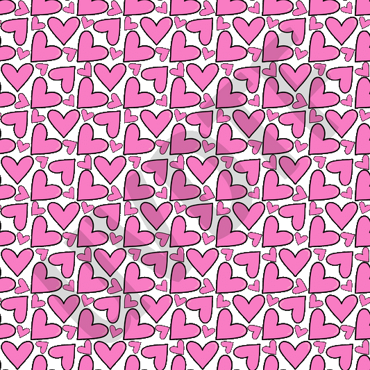 UVDTF Pink Heart Elements