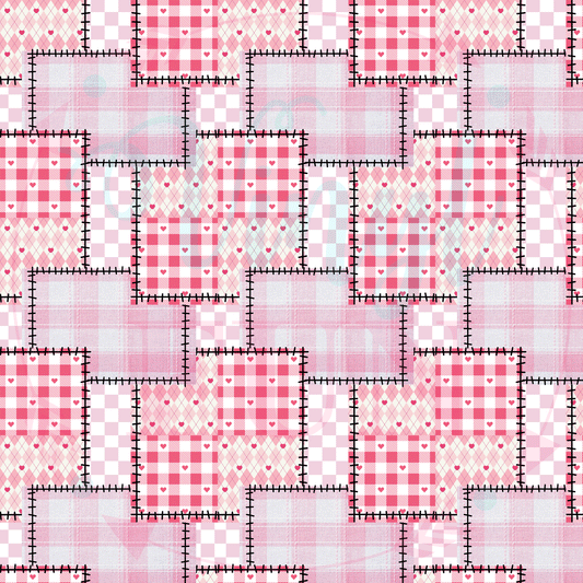 Vday Patchwork Pattern