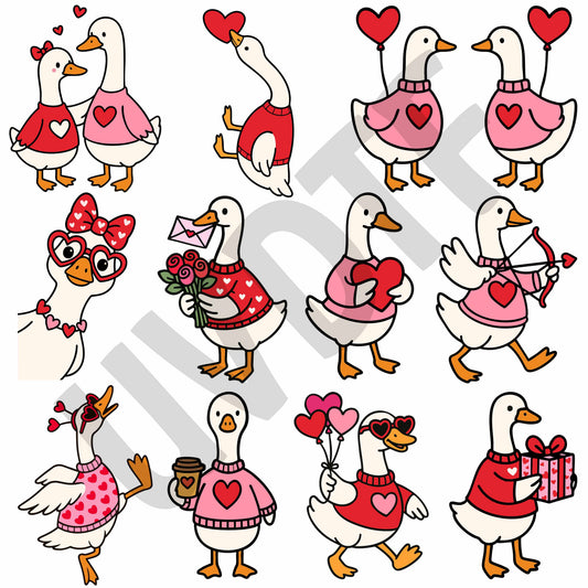 UVDTF Vday Goose Elements