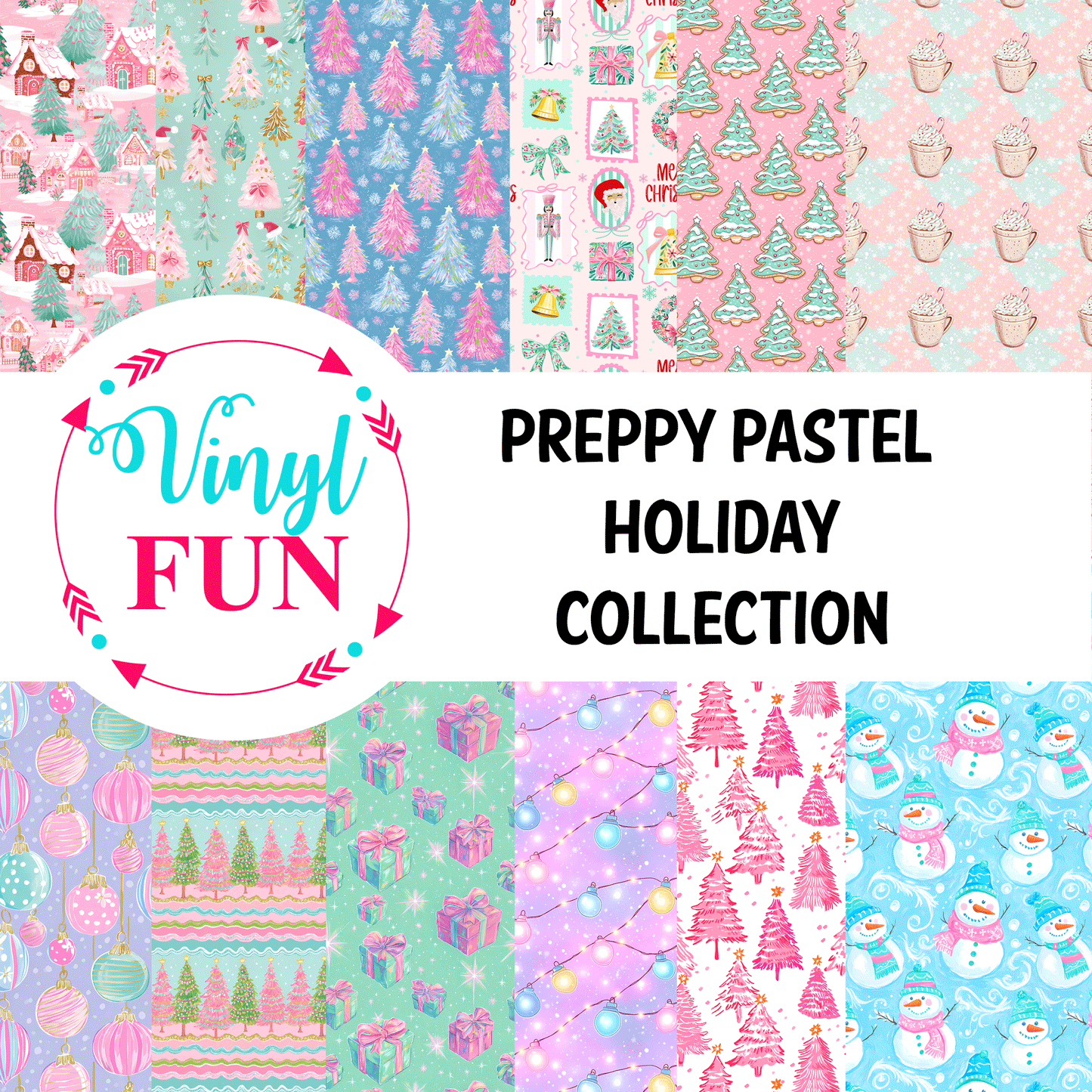 Preppy Pastel Holiday Collection