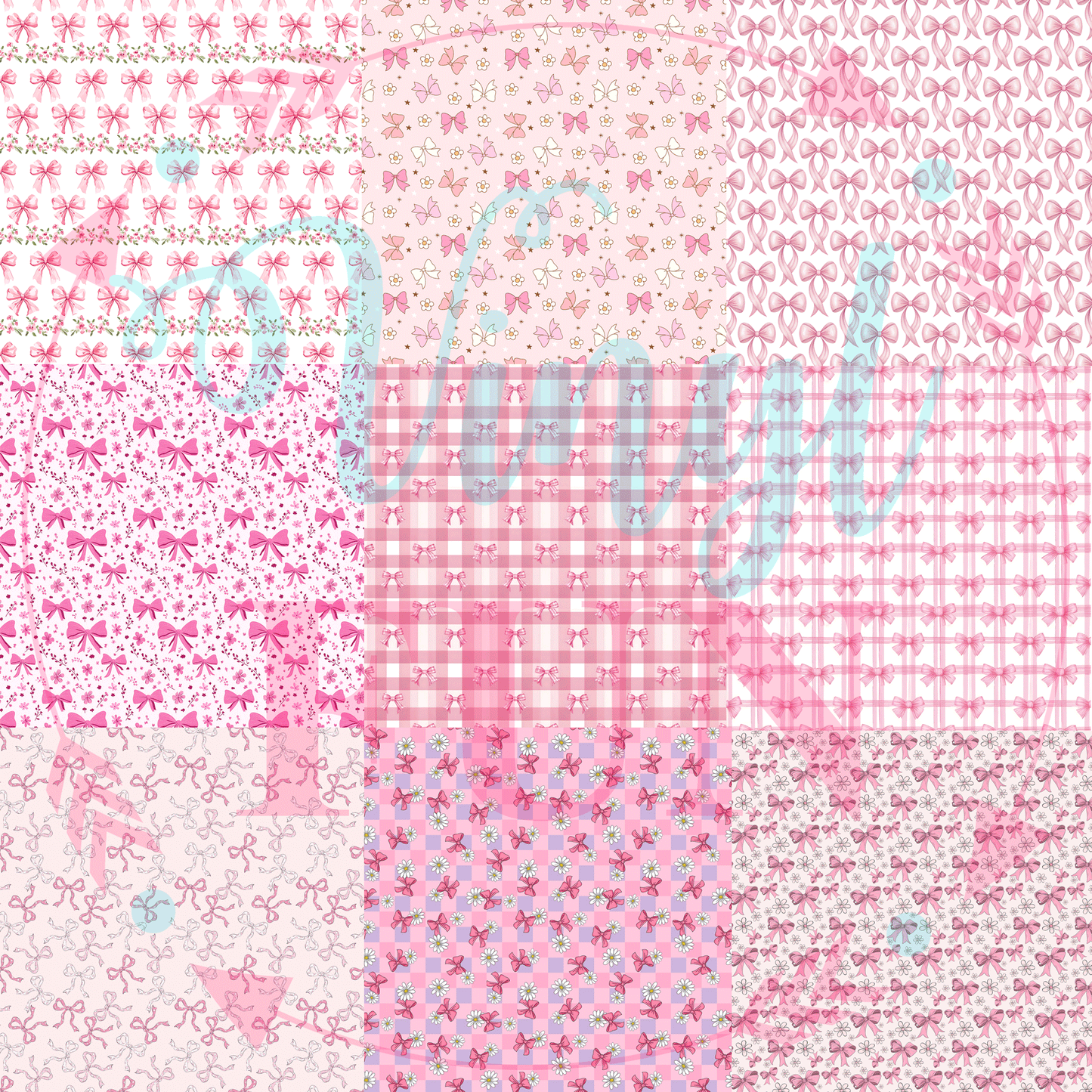 Pattern Sampler Bows Galore