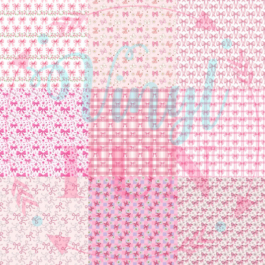 Pattern Sampler Bows Galore