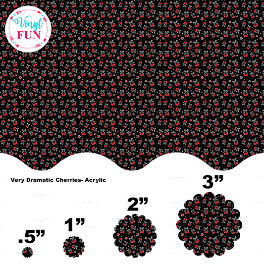 Very Dramatic Cherries-Acrylic