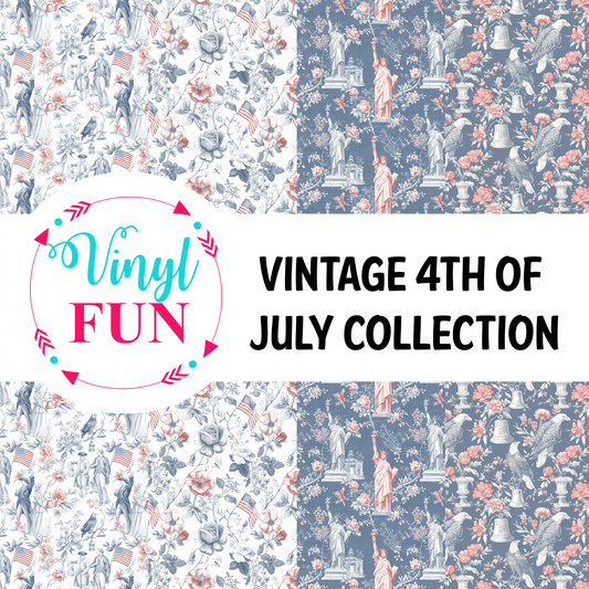 Vintage 4th of July Collection 4pk