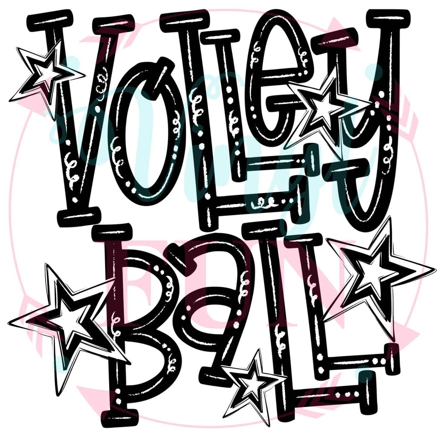 UVDTF Volleyball Decal -104