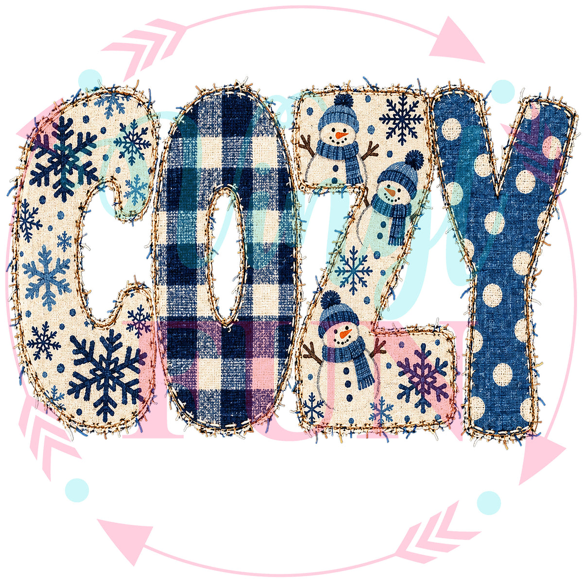 Winter Is Cold Transfers - For Fabrics
