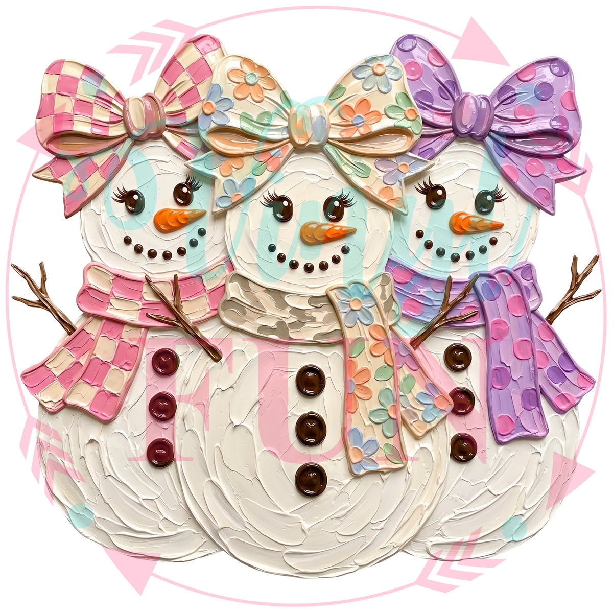 Winter Is Cold Transfers - For Fabrics