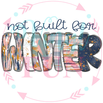 Winter Is Cold Transfers - For Fabrics