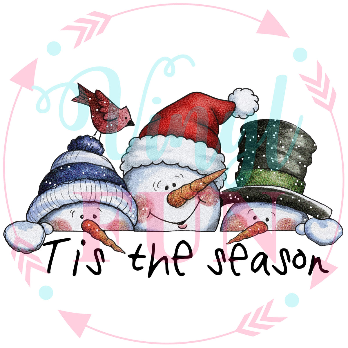 Winter Is Cold Transfers - For Fabrics