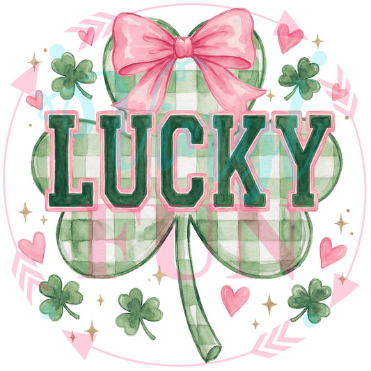 Watercolor Lucky Transfer - PAT12