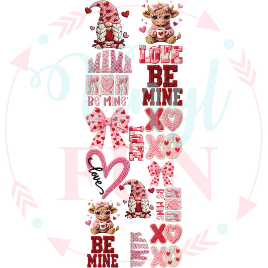 We Love Yarn Gang Sheet 22"x60"