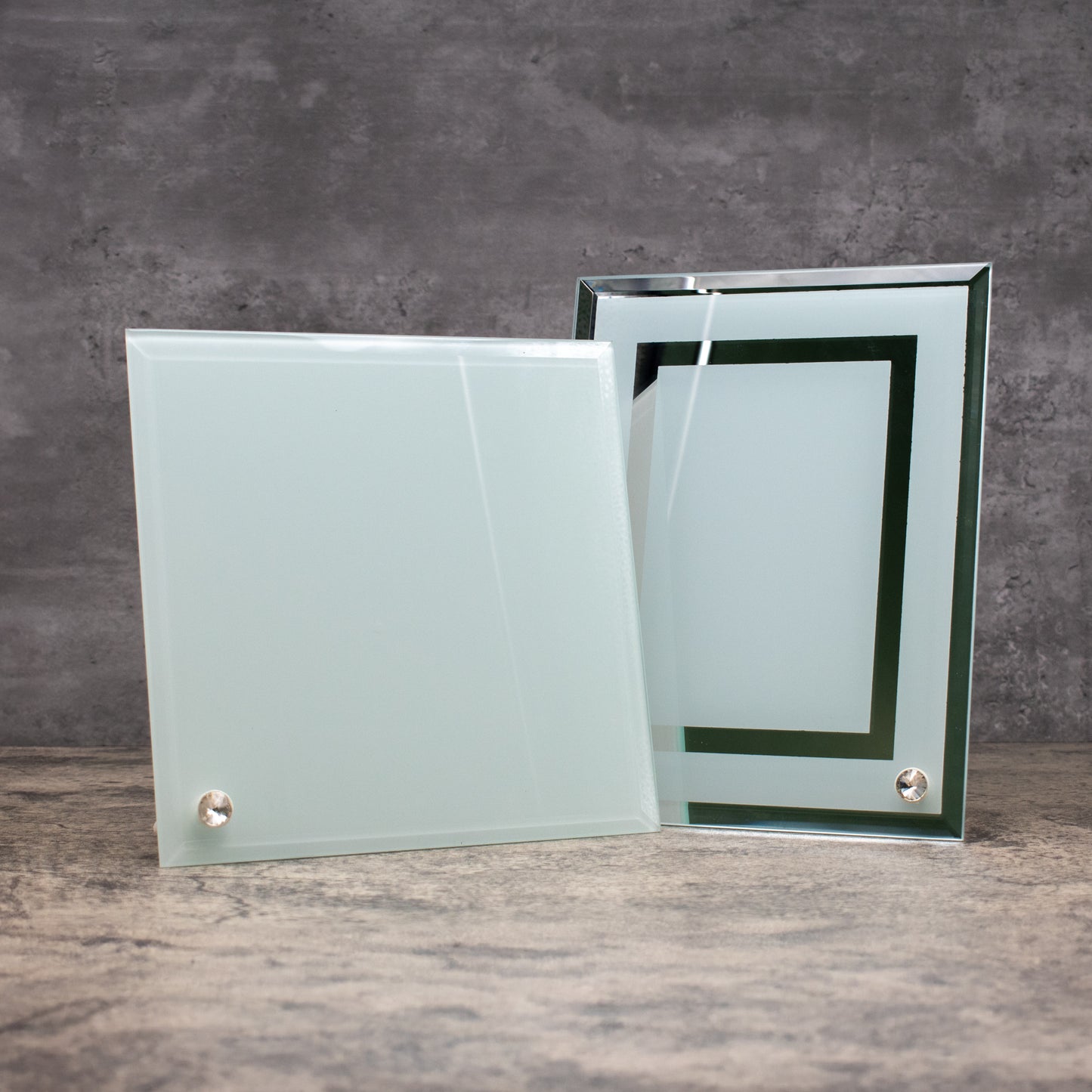 Mirrored Sublimation Photo Display Easel - 7" x 9"