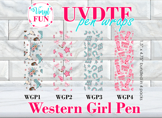 UVDTF Western Girl Pen Wraps