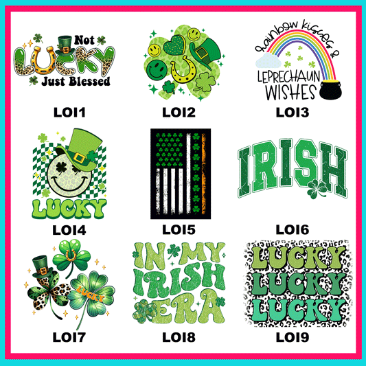 Luck Of The Irish Transfers-For Fabrics