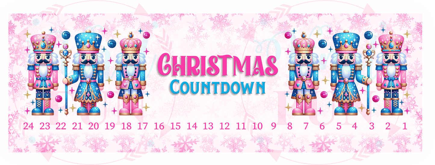 Candy Cane Countdown Transfer-You Choose Design