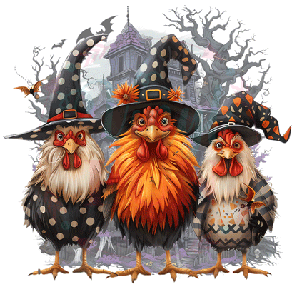 UVDTF Haunted Chickens Decal-HW3