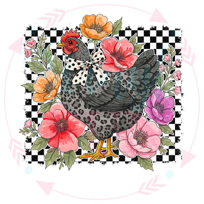 UVDTF Fancy Hen Decal - 153
