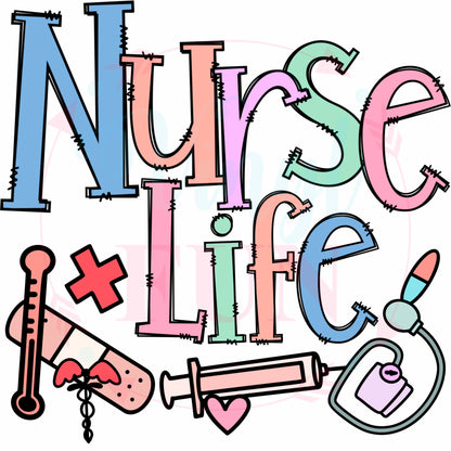 Nurse Life Decal-72