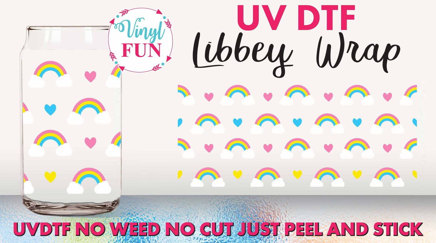 Rainbows UVDTF Libbey Glass Wrap - UV13