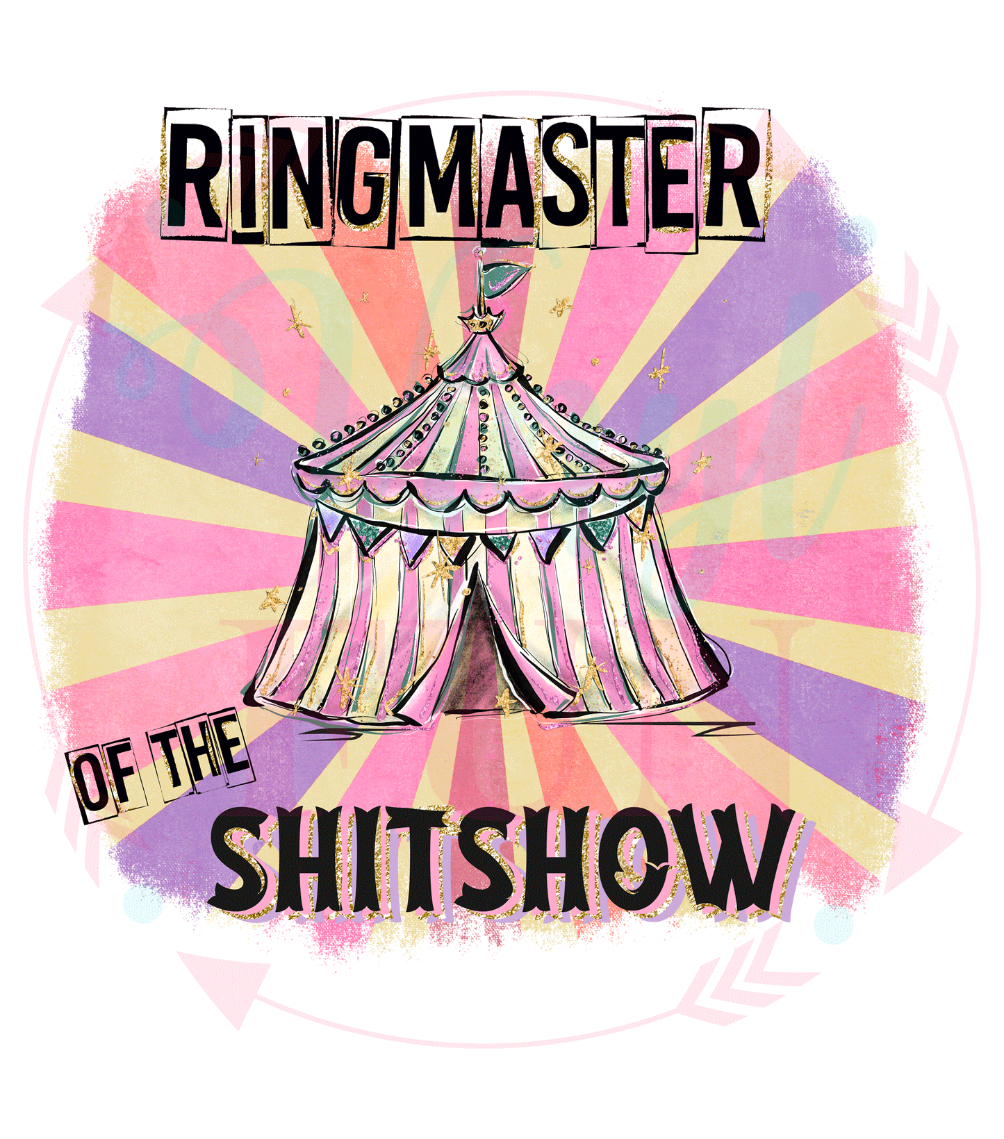 Ringmaster Pink Decal -177