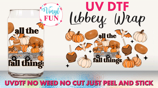 All The Fall Things UVDTF Libbey Glass Wrap - UV139