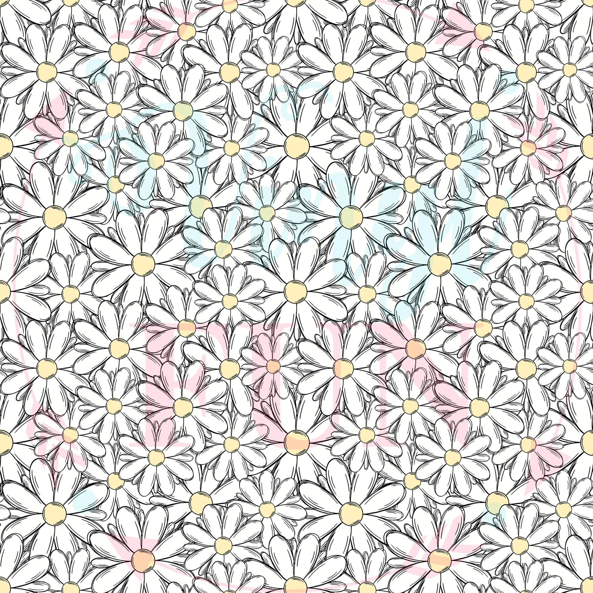Daisy Pattern-A14 – Vinyl Fun