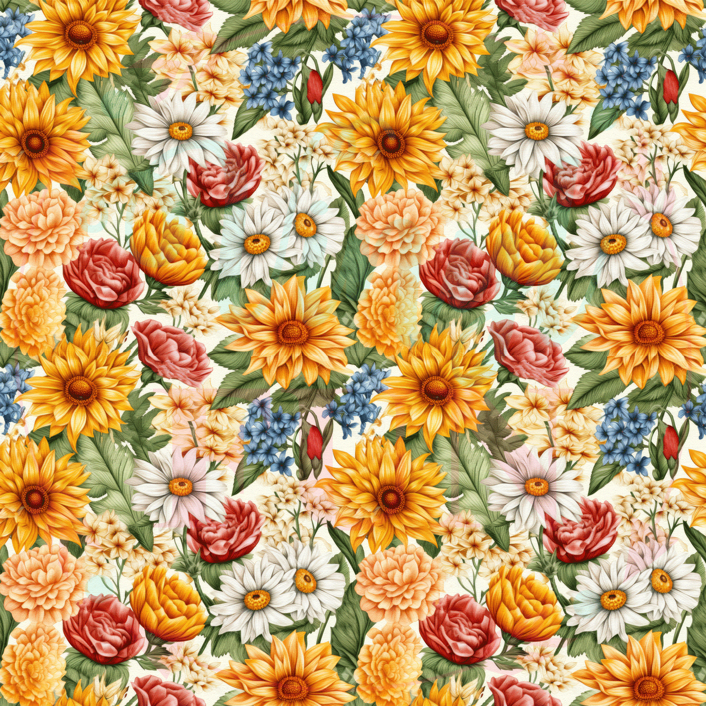 Floral Party Pattern-A4