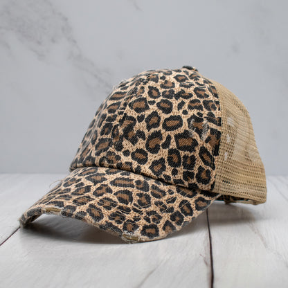 Women's Ponytail Mesh Hat