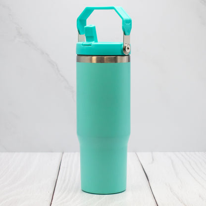Sublimation Colored Sports Bottle With Top Handle